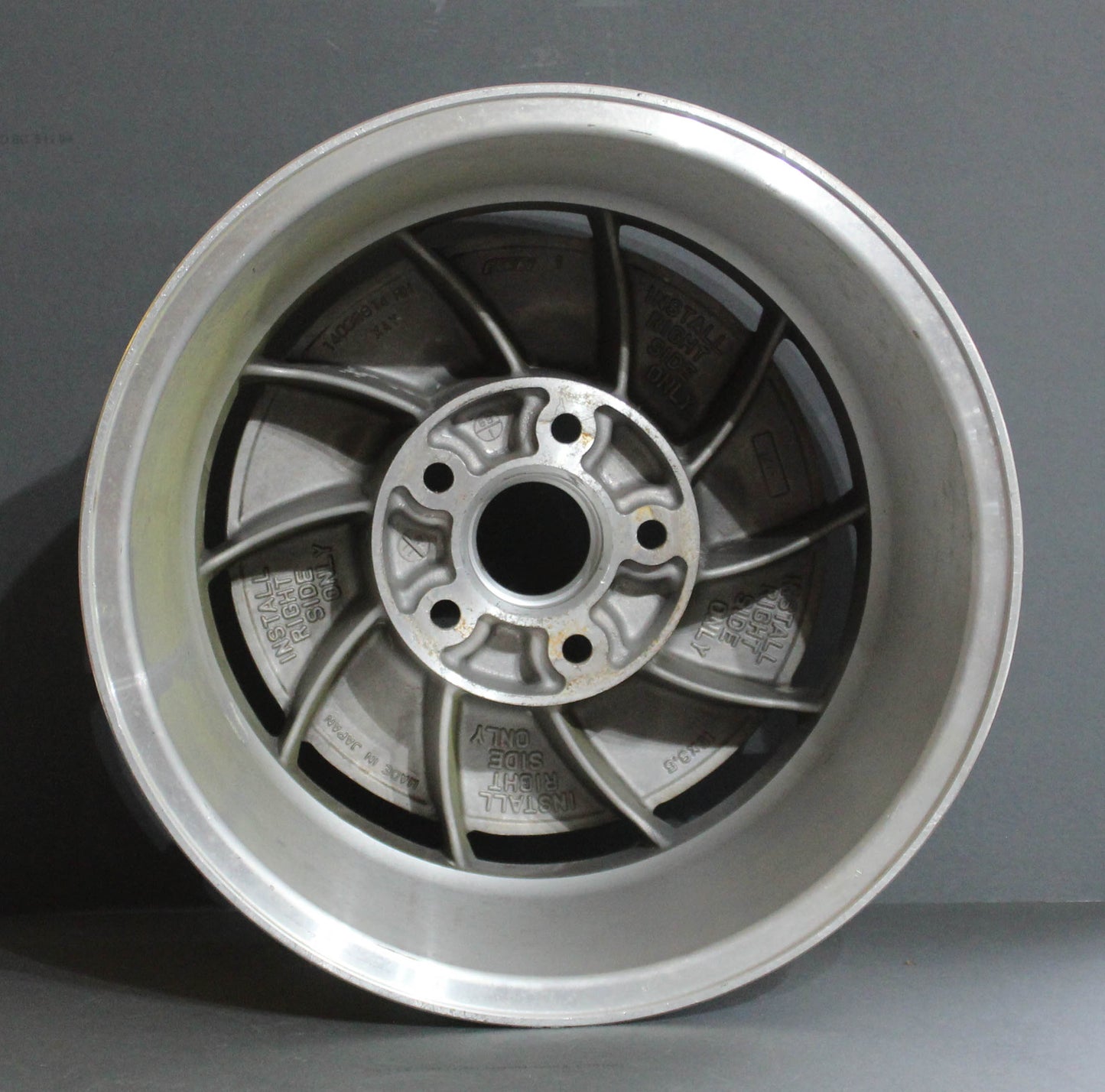 1986 CORVETTE MACHINE FINISH NEW ENKEI GM WHEELS.