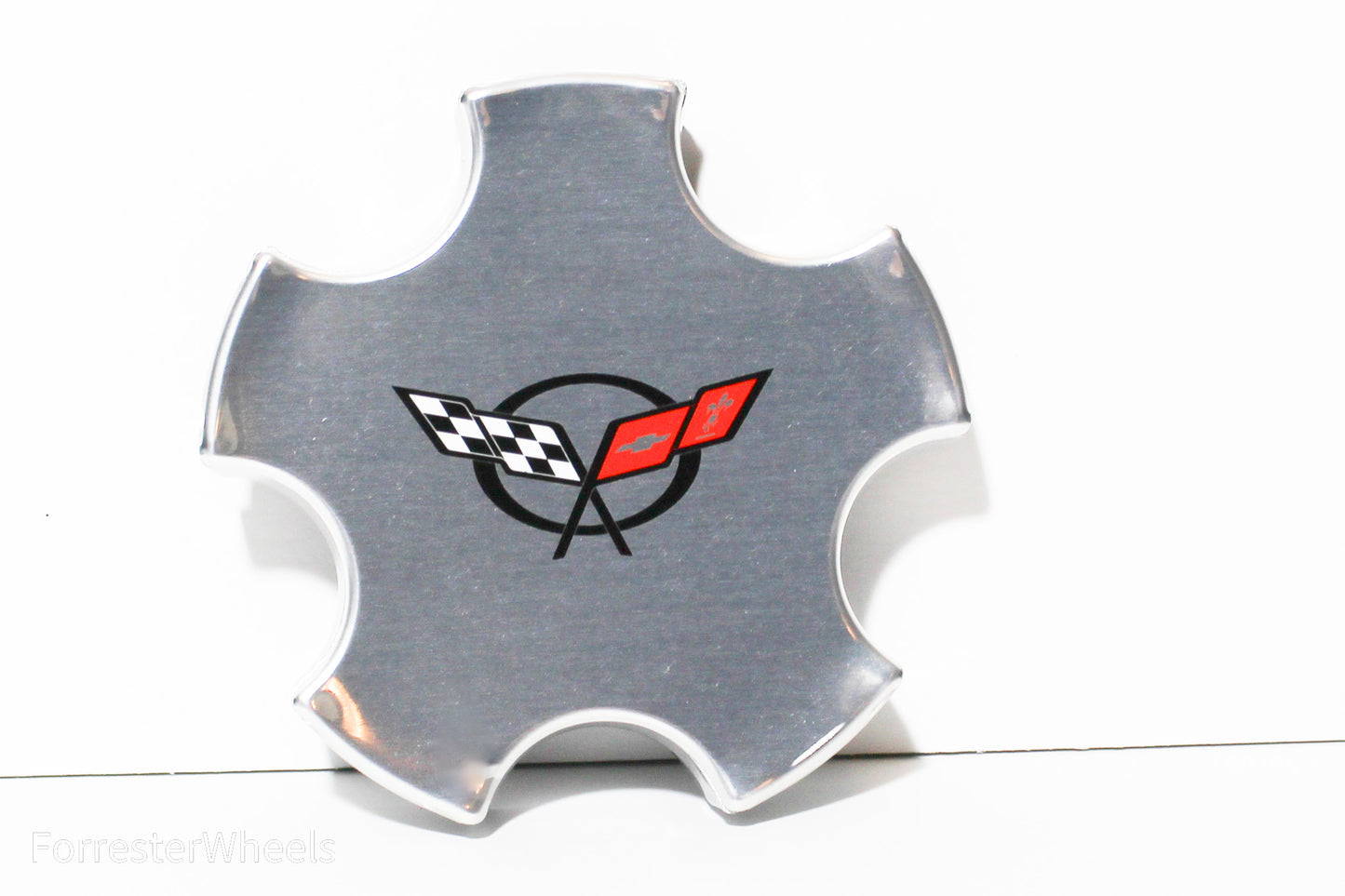 C5 CORVETTE POLISHED CENTER CAPS