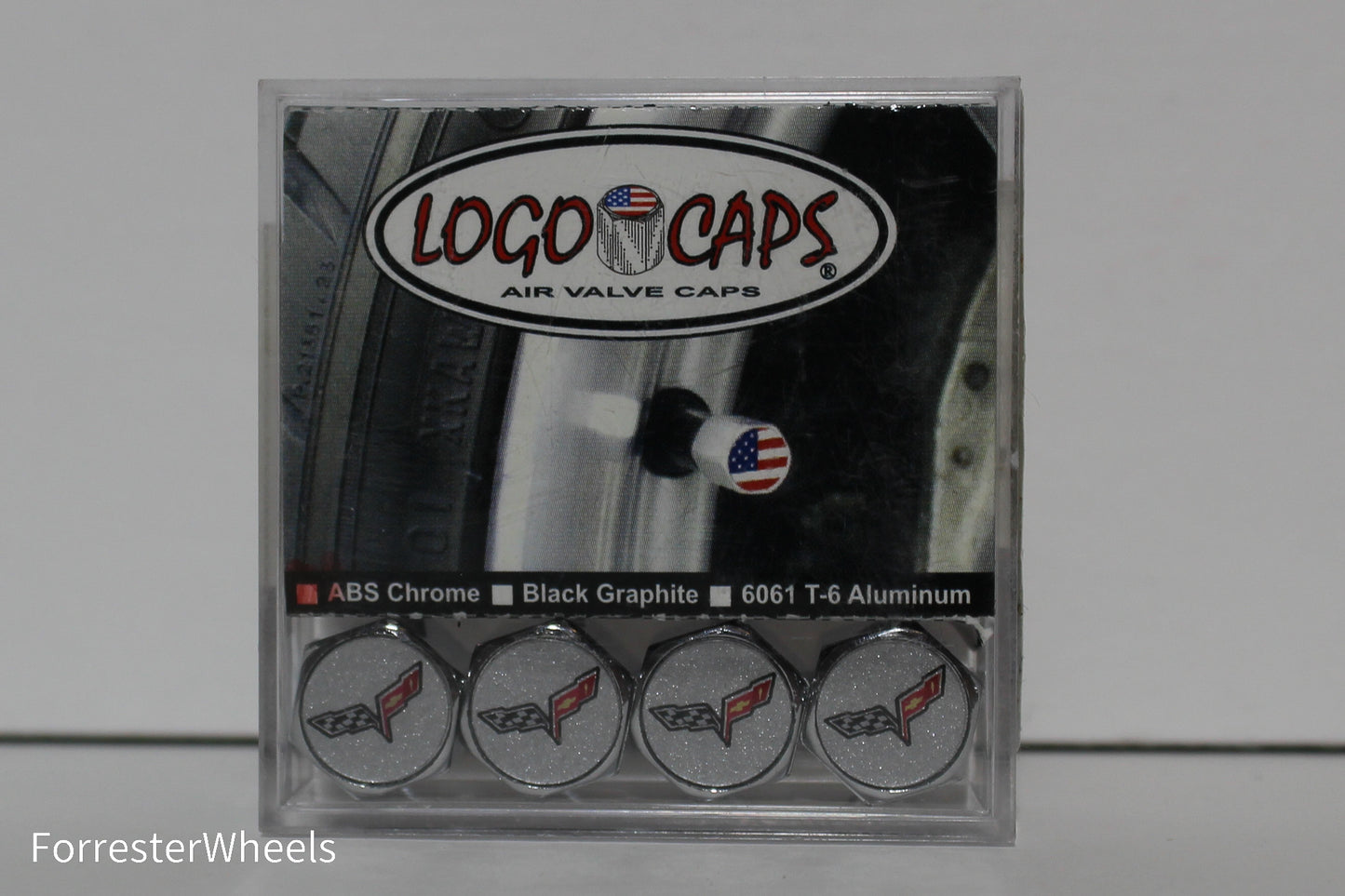 C6 LOGO VALVE STEM CAP