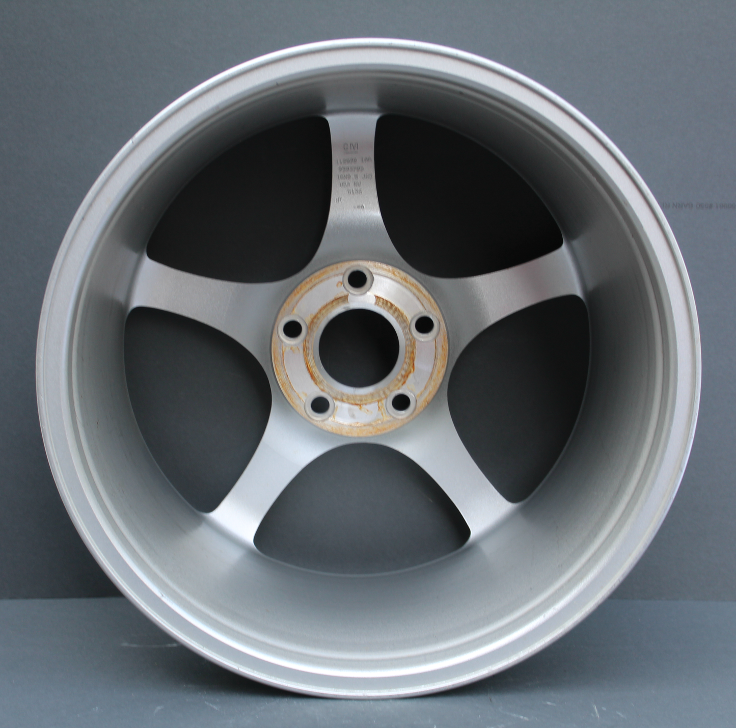 2000 CORVETTE WHEEL FORGED NTO GRADED A. 18 X 9.5, 56MM OFFSET WITH 7.73"BACKSPACE