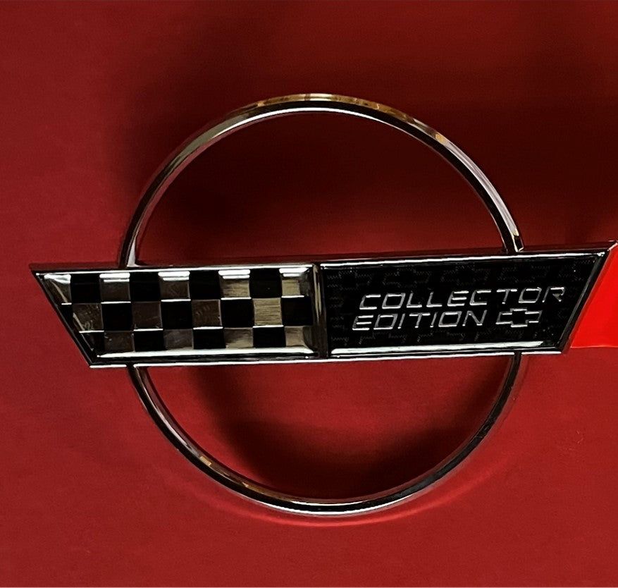 1996 Collectors Edition Corvette Fuel Door Emblem New OEM Part # 10254345
