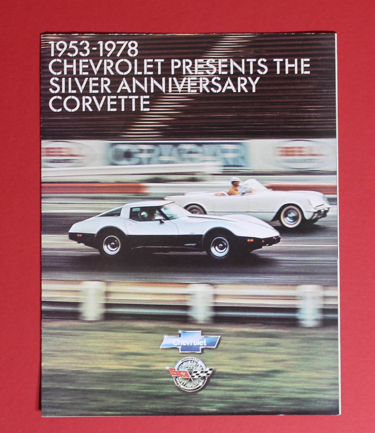 1953-1978 "CHEVROLET PRESENTS THE SILVER ANNIVERSARY CORVETTE" SALES PAMPhLET
